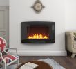 Wall Mounted Fireplace tools New Bon Wall Mounted Electric Fireplace Glass Heater Fire with Remote Control Living Room W659 X D140 X H520 Mm