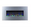 Wall Recessed Electric Fireplace Inspirational touchstone Home Products Duo Stainless 36 Wall Mounted