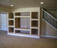 Wall Units with Fireplace and Tv Beautiful Open Stairs with Support Beam Built In Entertainment Center