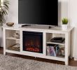 Walmart Fireplaces Indoor Lovely Walker Edison Fireplace Tv Stand White Wash In 2019