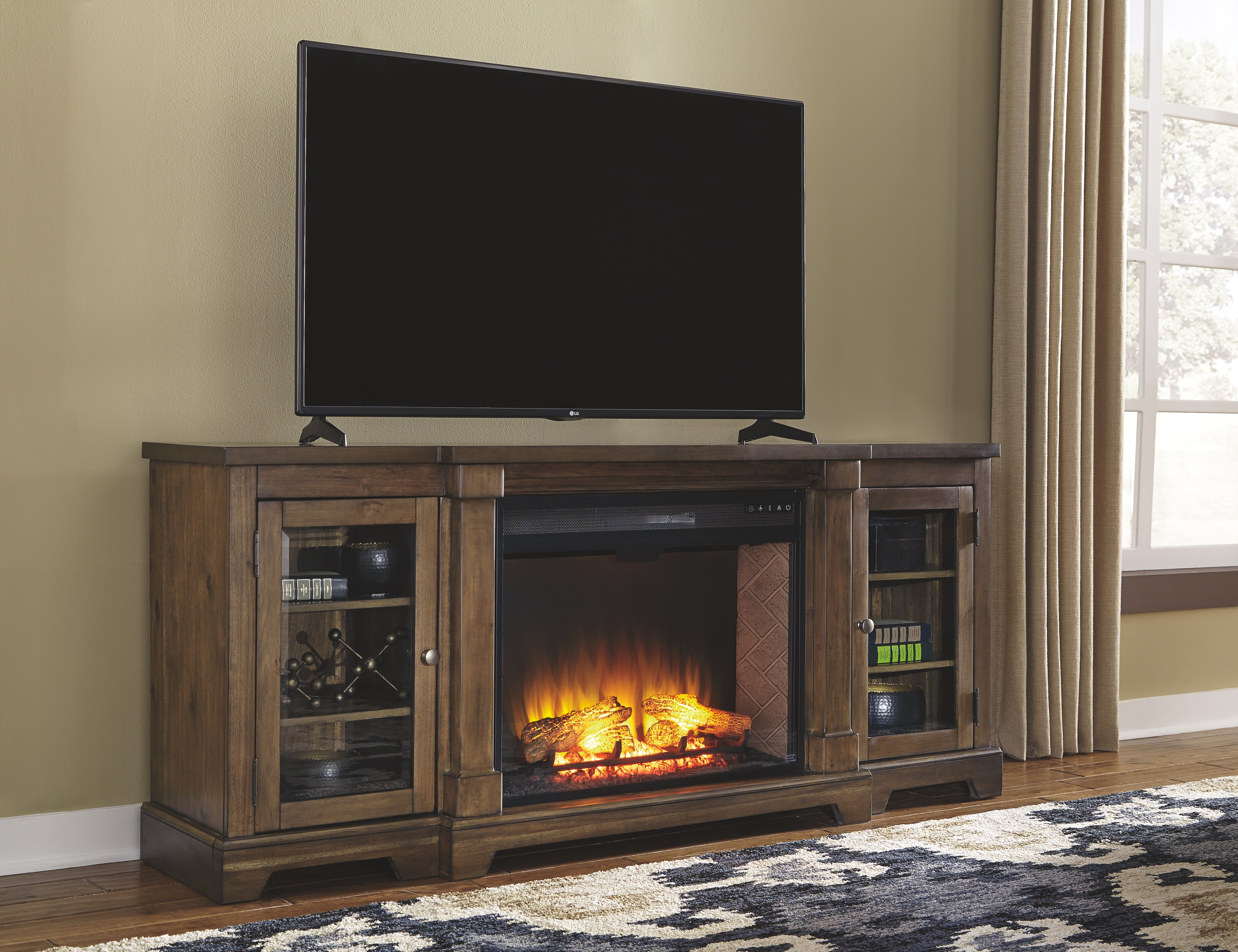 Walmart Fireplaces Indoor Luxury Tennyson Electric Fireplace W Bookcases