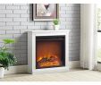 Wayfair Electric Fireplace Insert Luxury Bruxton Simple Fireplace In White