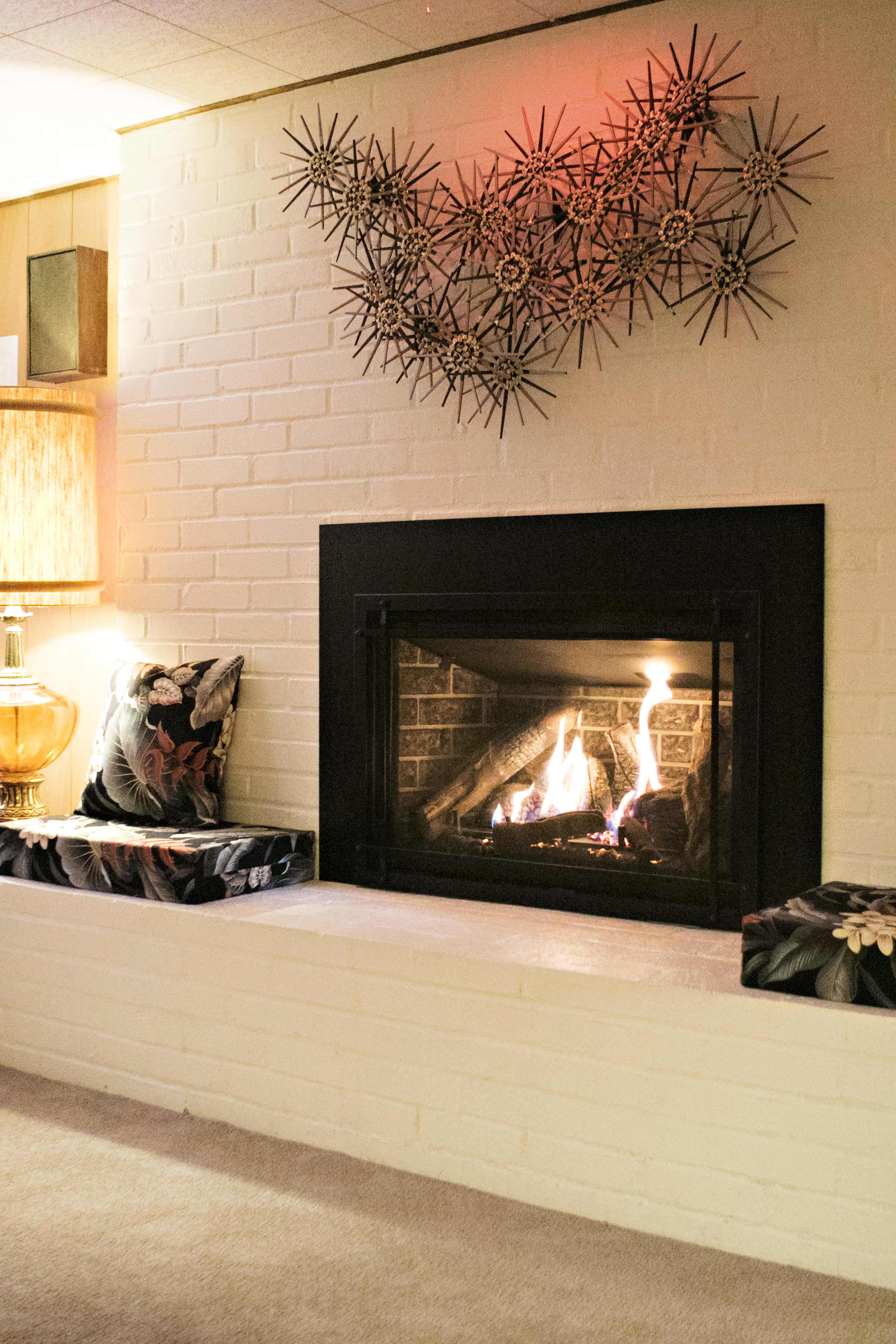 West Elm Fireplace Screen Lovely House tour A Palm Springs Tiki Inspired Portland Home