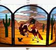 Western Fireplace Screens Awesome Ride Em Cowboy Fireplace Screen From Delphi Artist