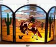 Western Fireplace Screens Awesome Ride Em Cowboy Fireplace Screen From Delphi Artist