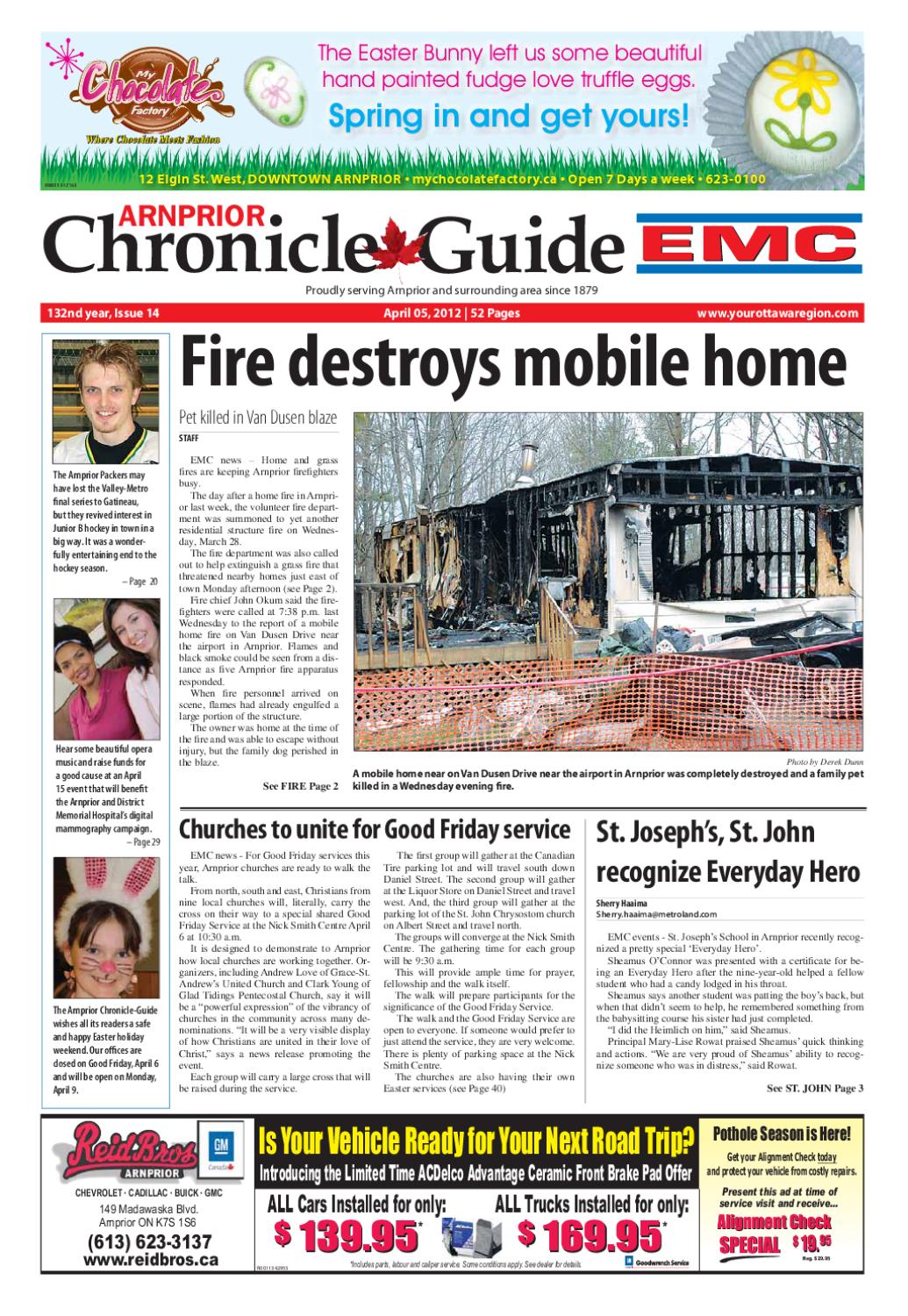 Arnprior Chroncile Guide EMC by Metroland East Arnprior page 1
