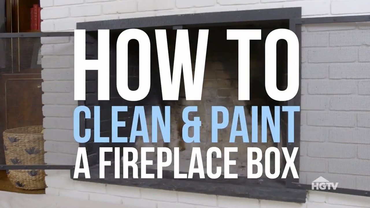 What Paint to Use On Brick Fireplace Awesome How to Paint A Fireplace Box Hgtv