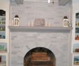 What Paint to Use On Brick Fireplace Inspirational Beach House Remodel Painting A Brick Fireplace Gray Wash