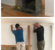What Sheen to Paint Brick Fireplace Luxury Shiplap Fireplace and Diy Mantle Ditched the Old