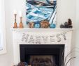 What to Put On A Fireplace Mantel Best Of Indigo Blue Fall Mantel Decor 2 Bees In A Pod