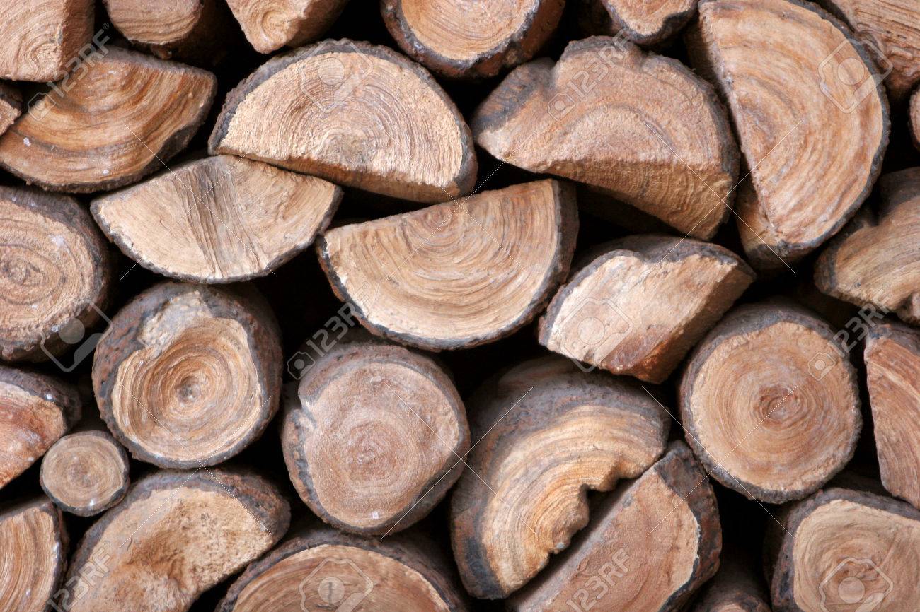 pile od fireplace wood logs