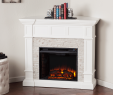 White Corner Electric Fireplace Best Of southern Enterprises Merrimack Simulated Stone Convertible Electric Fireplace