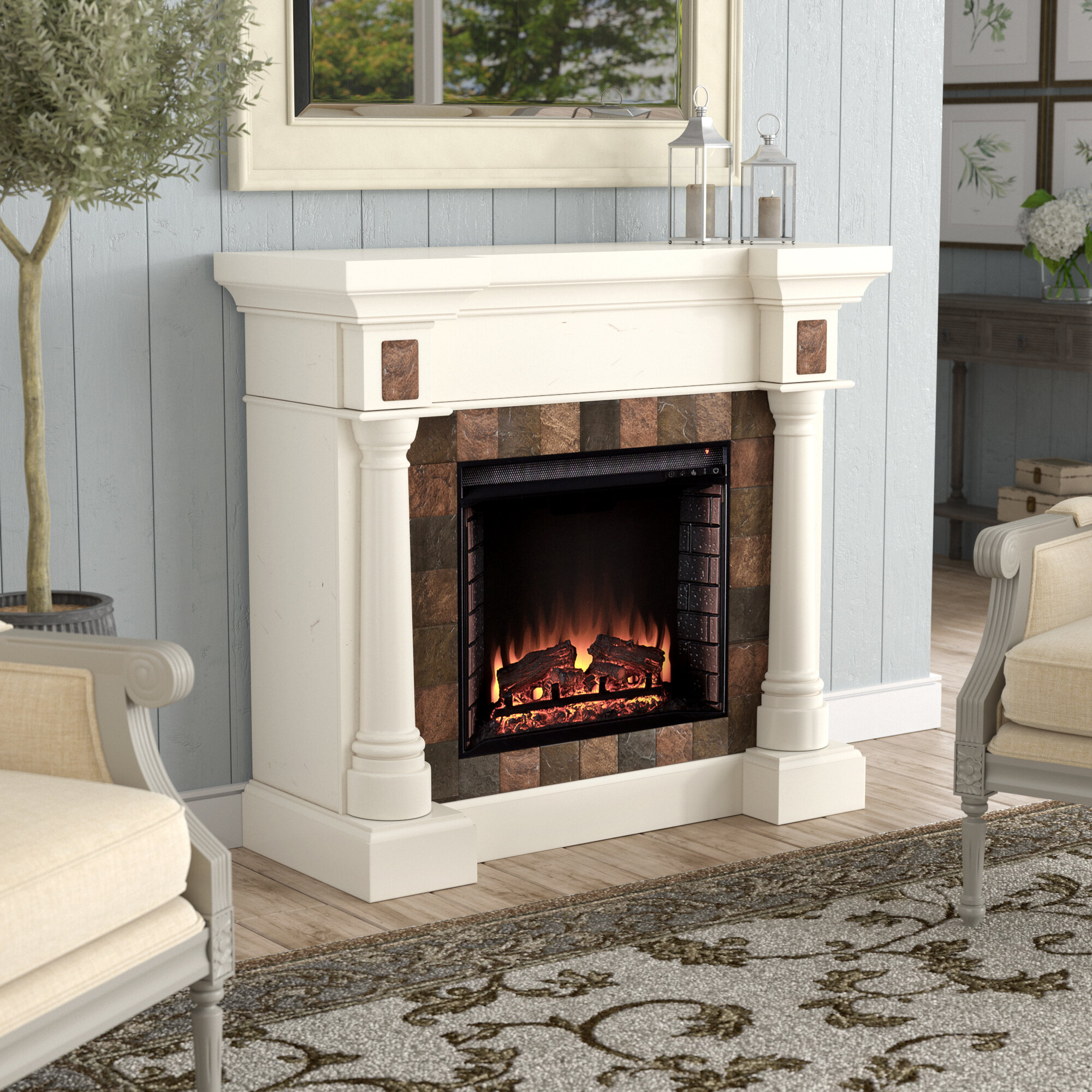 White Electric Fireplace Heater Lovely Ridgewood Electric Fireplace