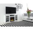 White Fireplace Media Console Inspirational Rossville 54 In Media Console Electric Fireplace Tv Stand In White