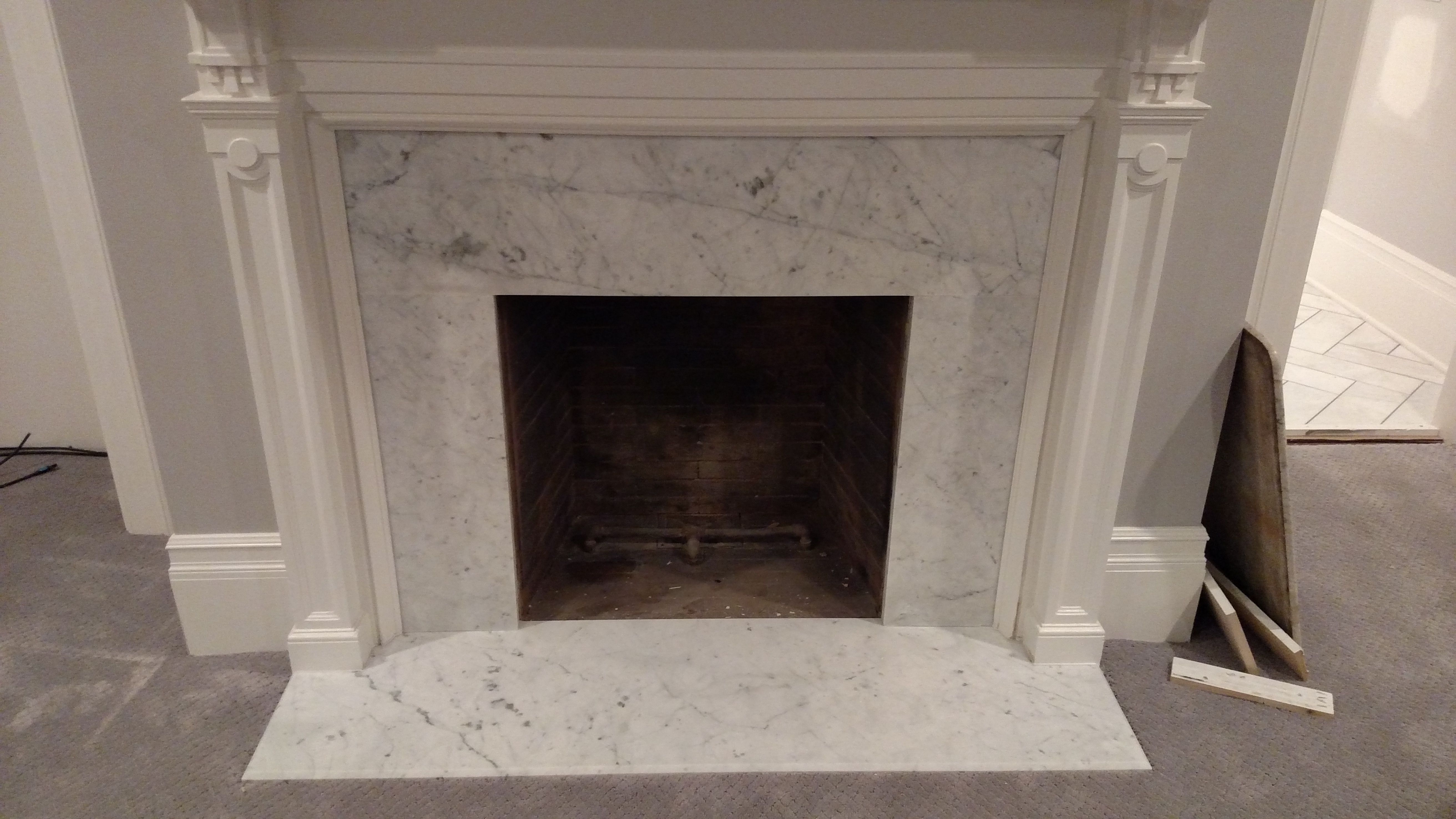 White Marble Fireplace Lovely White Carrera Marble Fireplace Whitecarrera Marble