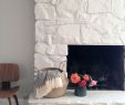 White Rock Fireplace New How to Painting the Stone Fireplace White Diy