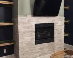 20 Unique White Stacked Stone Fireplace