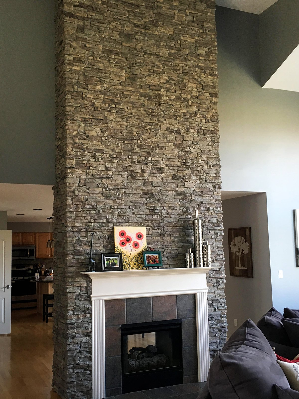 White Stacked Stone Fireplace New Interior Find Stone Fireplace Ideas Fits Perfectly to Your