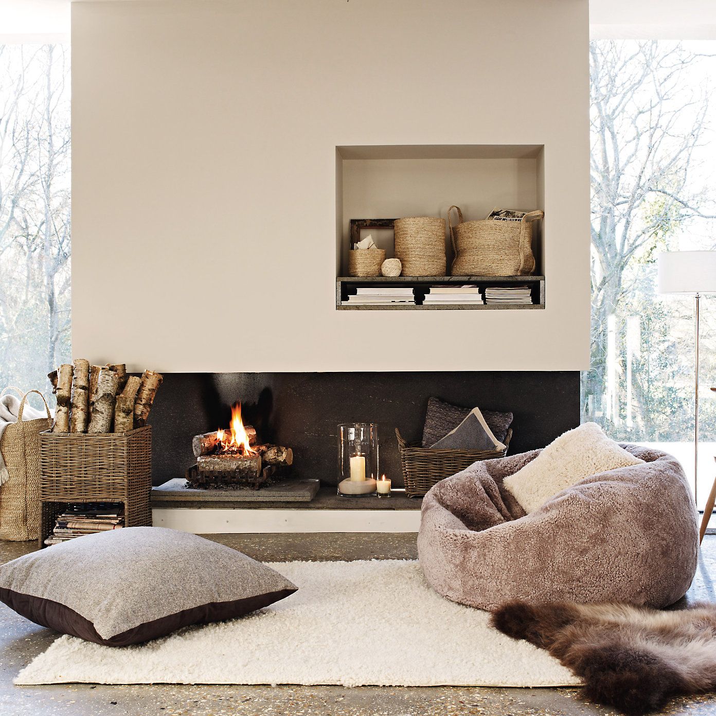 White Wall Fireplace Best Of Buy Lookbooks Home Sheepskin Rug From the White