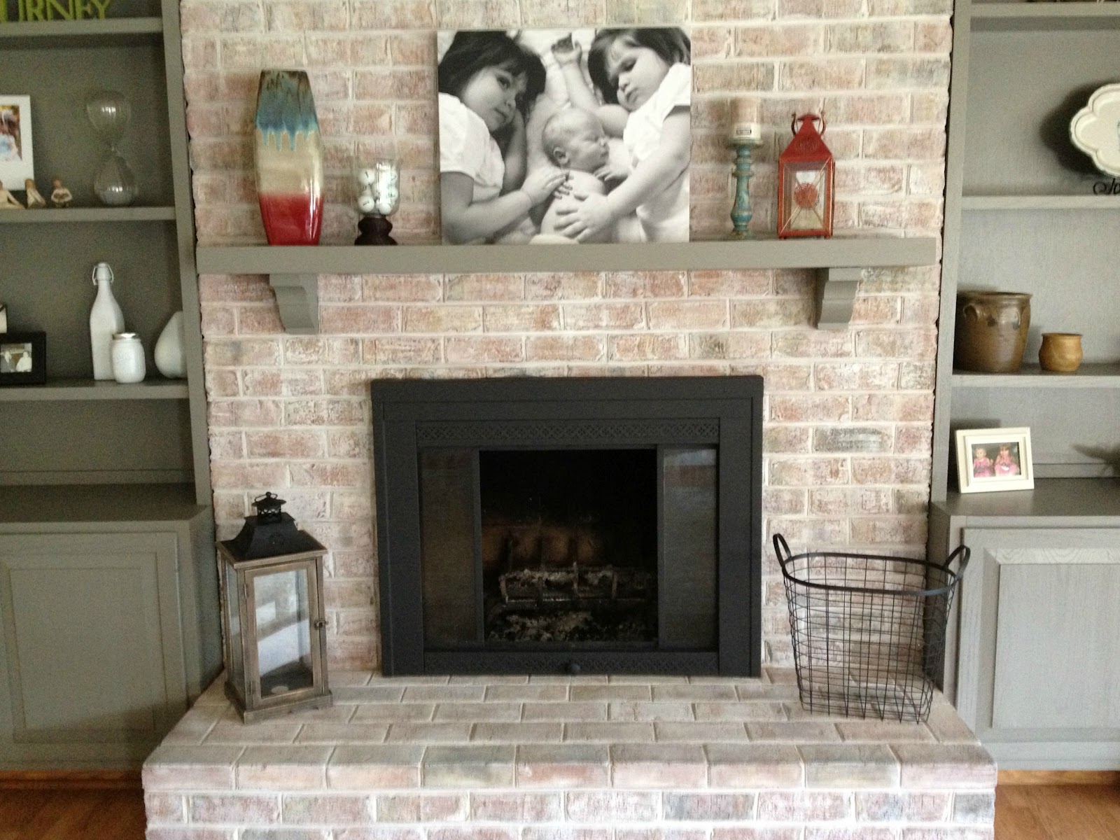 Whitewash Brick Fireplace Unique Fireplace Upgrade Ideas Aeronauticsp