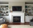 Whitewash Fireplace before and after Elegant White Washed Brick Fireplace Fireplace Built In Cabinets