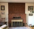 Whitewash Fireplace before and after Luxury Fireplace Update Red Door Blue House