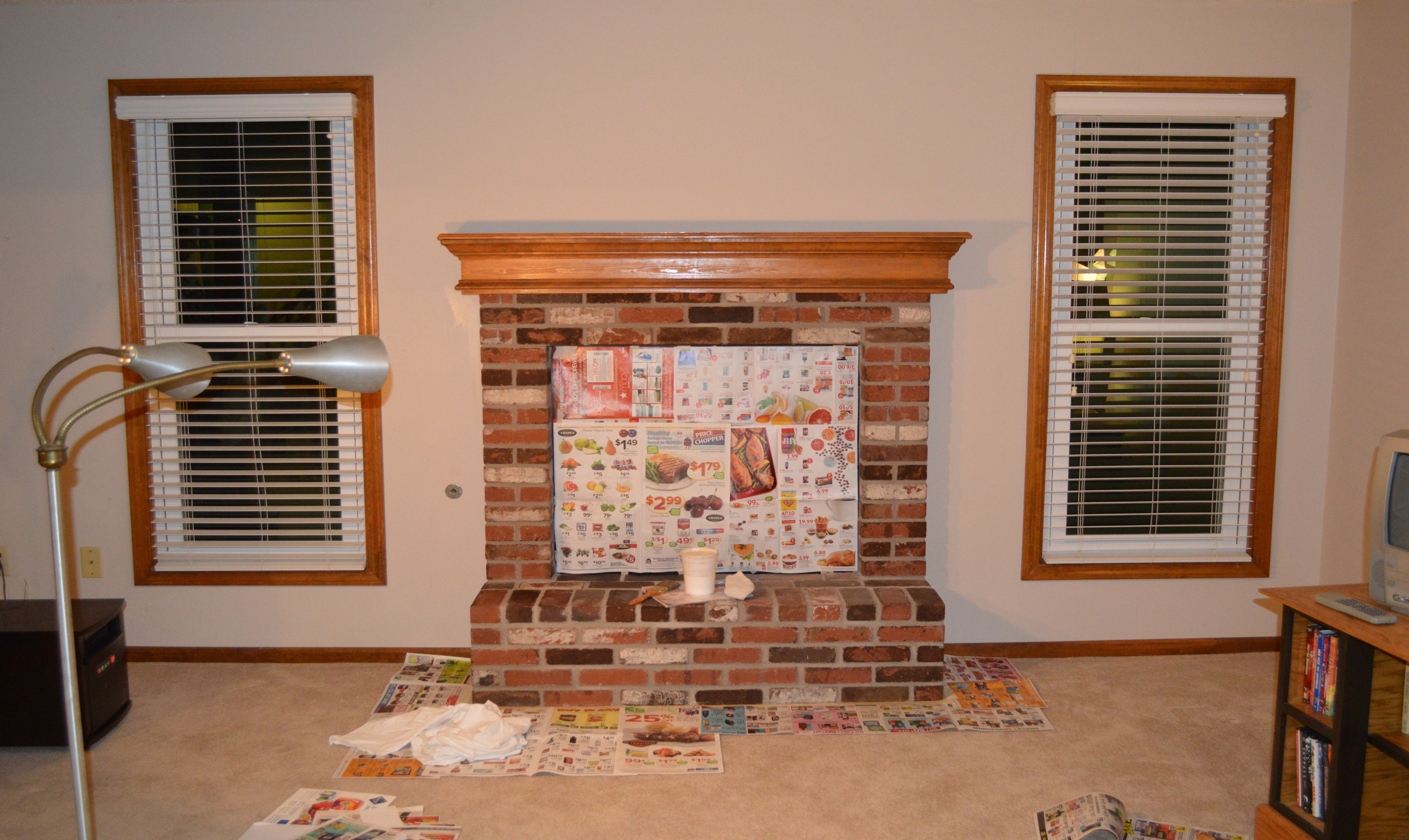 white washed brick fireplace ideas for brick fireplace makeover all home ideas outdoor of white washed brick fireplace 1