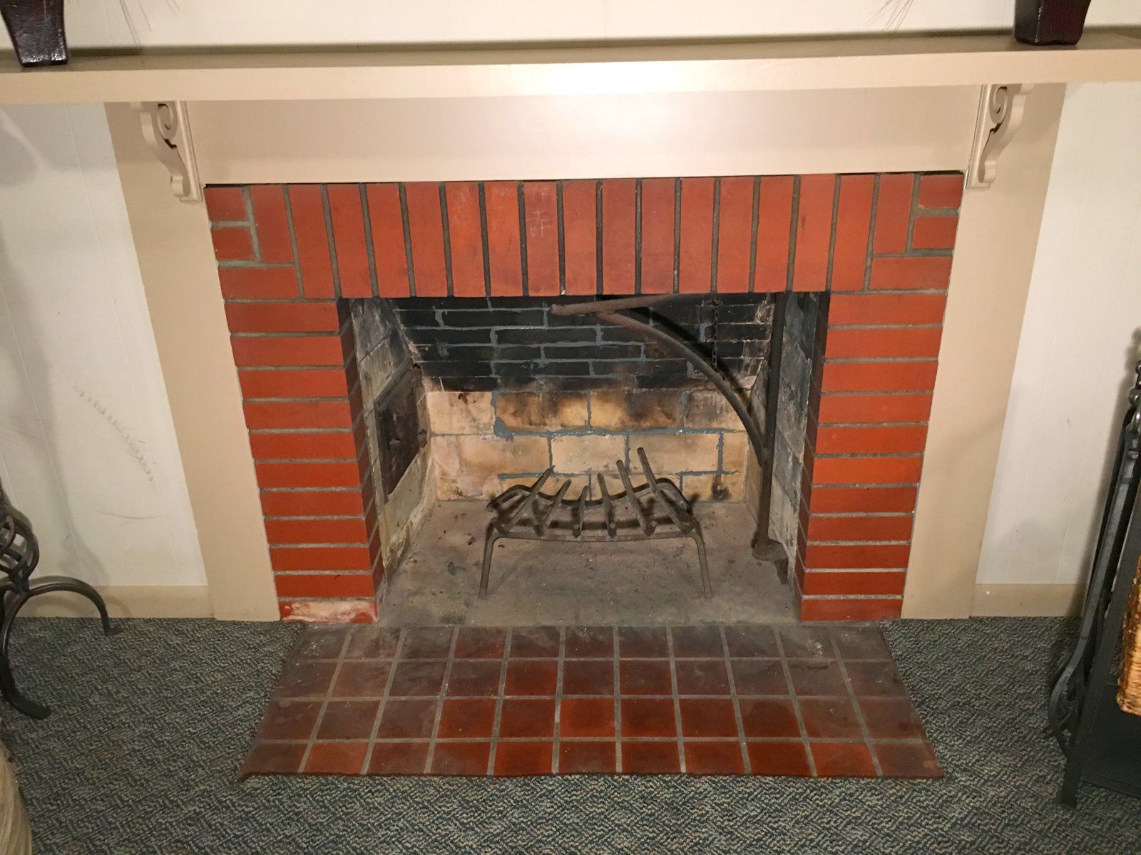 How to Fix Mortar Gaps in a Fireplace Fire Box 9 fireplace with repaired joints 583c f9b58d5b12a7f12 JPG