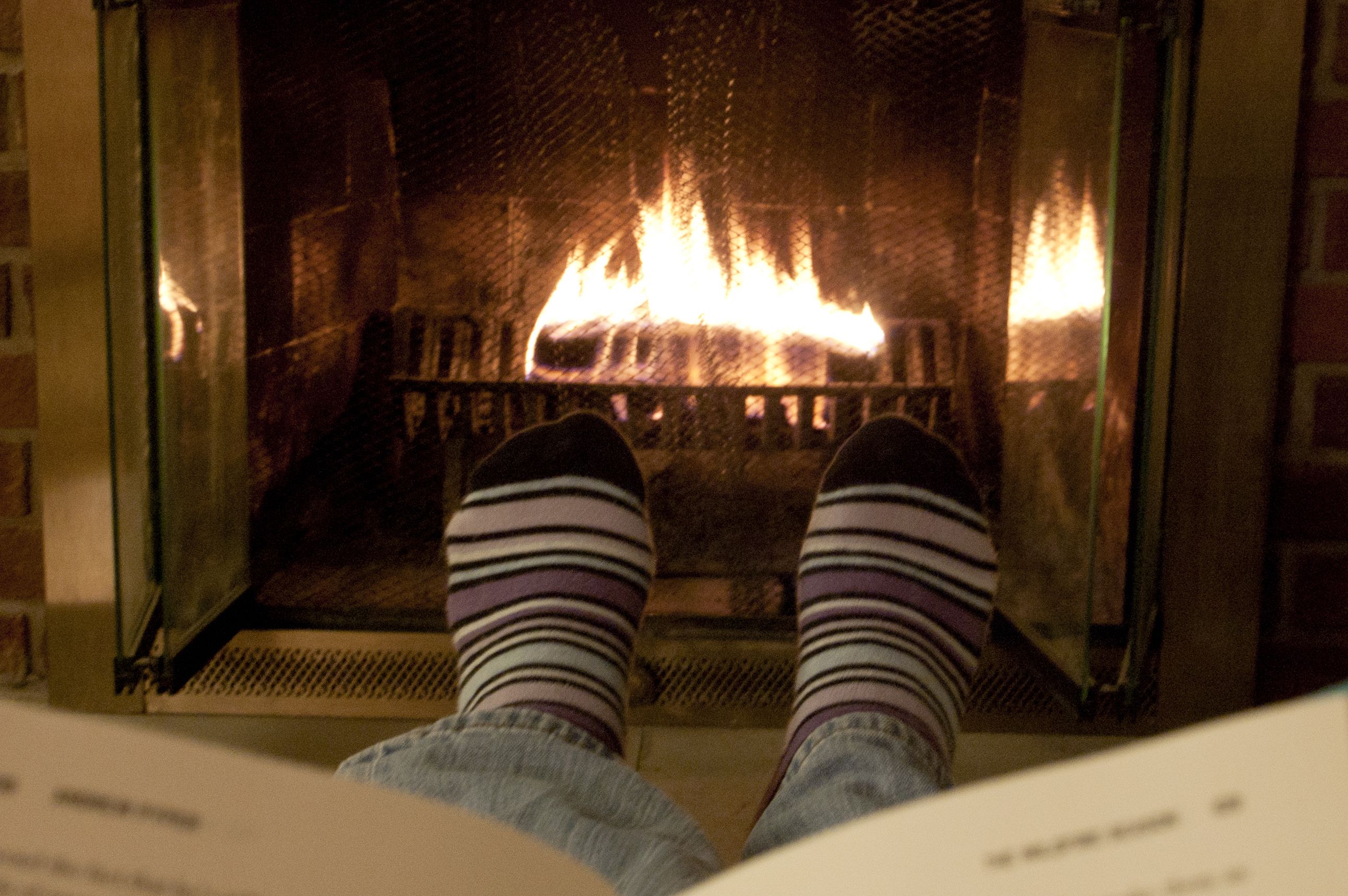 How to Fix Mortar Gaps in a Fireplace Fire Box feet fireplace 582deca73df78c6f6ae27ef5