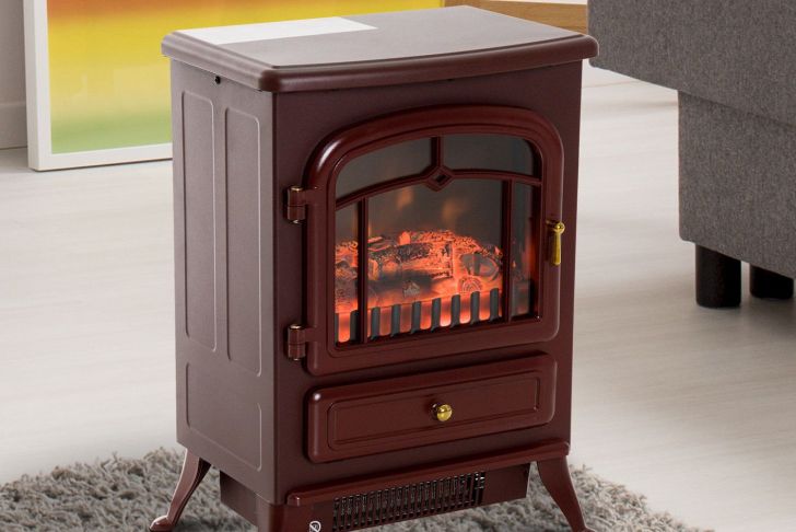 Wood Fireplace Heater Unique Hom 16” 1500 Watt Free Standing Electric Wood Stove