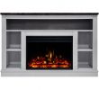 Wooden Fireplace Mantel Shelf Beautiful 47 2"x15 7"x32 5" Seville Fireplace Mantel W Deep & Enhanced Log Insert