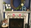 Wreath Over Fireplace Best Of Spring Easter Mantel 2019 My Mantel Mania In 2019
