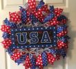 Wreath Over Fireplace Lovely 4th Of July Usa Wreath Military Wreath Labor Day Wreath