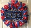 Wreath Over Fireplace Lovely 4th Of July Usa Wreath Military Wreath Labor Day Wreath