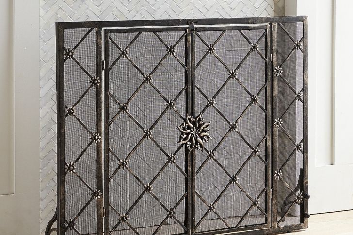 Wrought Iron Fireplace Doors Awesome Junction Fireplace Screen In 2019 Products