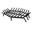 Wrought Iron Fireplace Grate Best Of Uniflame 27 In X 27 In Black Hexagon Shape Bar Fireplace