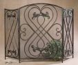 Wrought Iron Fireplace Screen Beautiful Uttermost Effie Metal Fireplace Screen