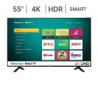 65 Inch Tv Over Fireplace Fresh Hisense 55r7e 55" Uhd 4k Hdr Roku Smart Led Tv