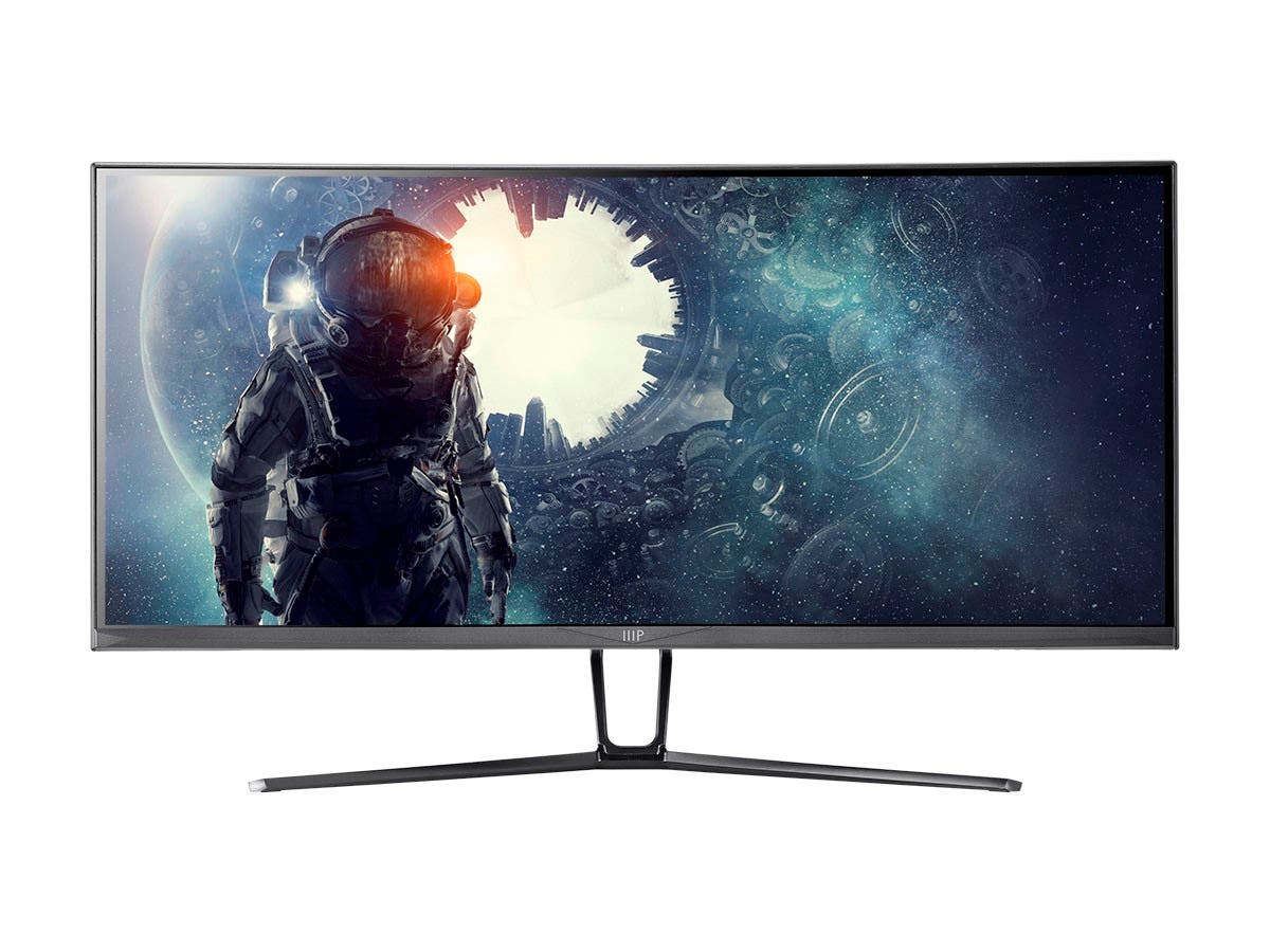 65 Inch Tv Over Fireplace Fresh Monoprice 35in Zero G Curved Gaming Monitor – 3440x1440p