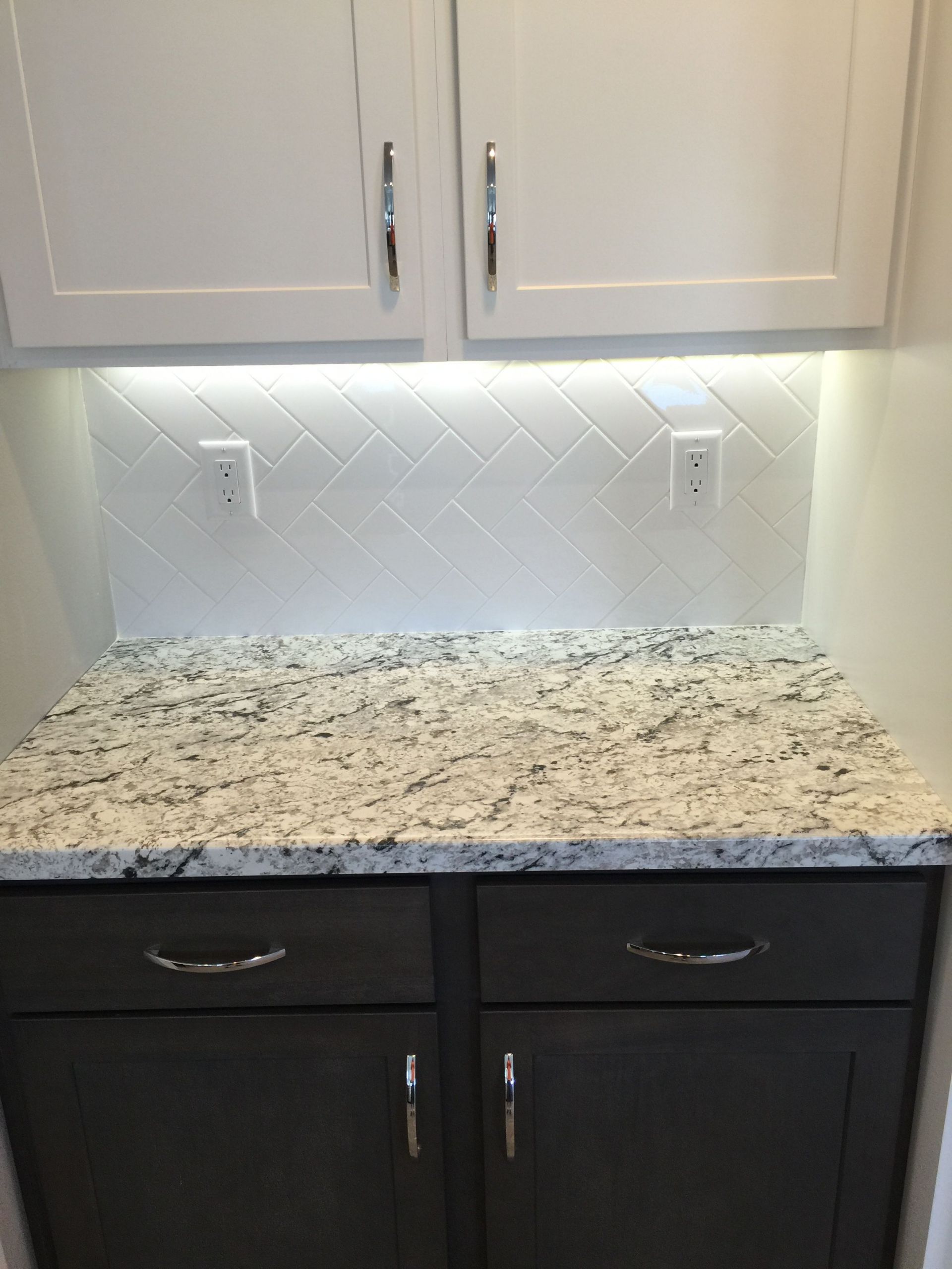 Backsplash Herringbone Subway Tile New Kitchen Backsplash In A White 3×6 Subway Tile In A Vertical