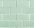 Beveled Subway Tile Backsplash Beautiful Loft Seafoam 3x6 Polished Glass Tile