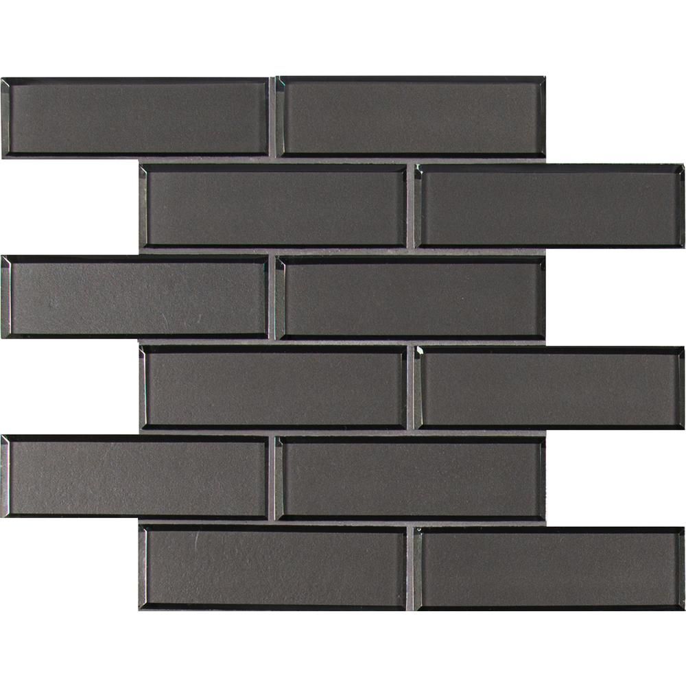 Beveled Subway Tile Backsplash Inspirational Msi Metallic Gray Bevel Subway 11 73 In X 11 73 In X 8mm