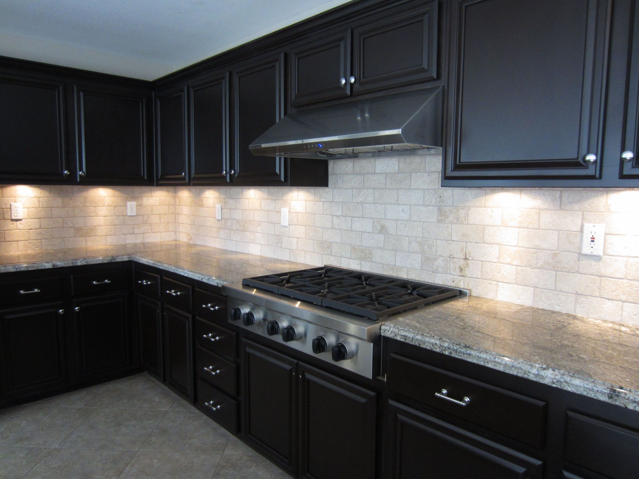 Beveled Subway Tile Backsplash Inspirational Types Laminate Kitchen Cabinets