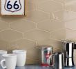 Beveled Subway Tile Backsplash Lovely Manchester Hexagon Fawn 4x8 Ceramic Tile