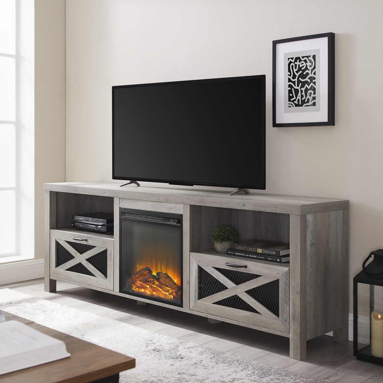 Brick Fireplace with Built Ins – FIREPLACE IDEAS big lots fireplace entertainment center tansey tv stand for tvs up to 78 inches from big lots fireplace entertainment center