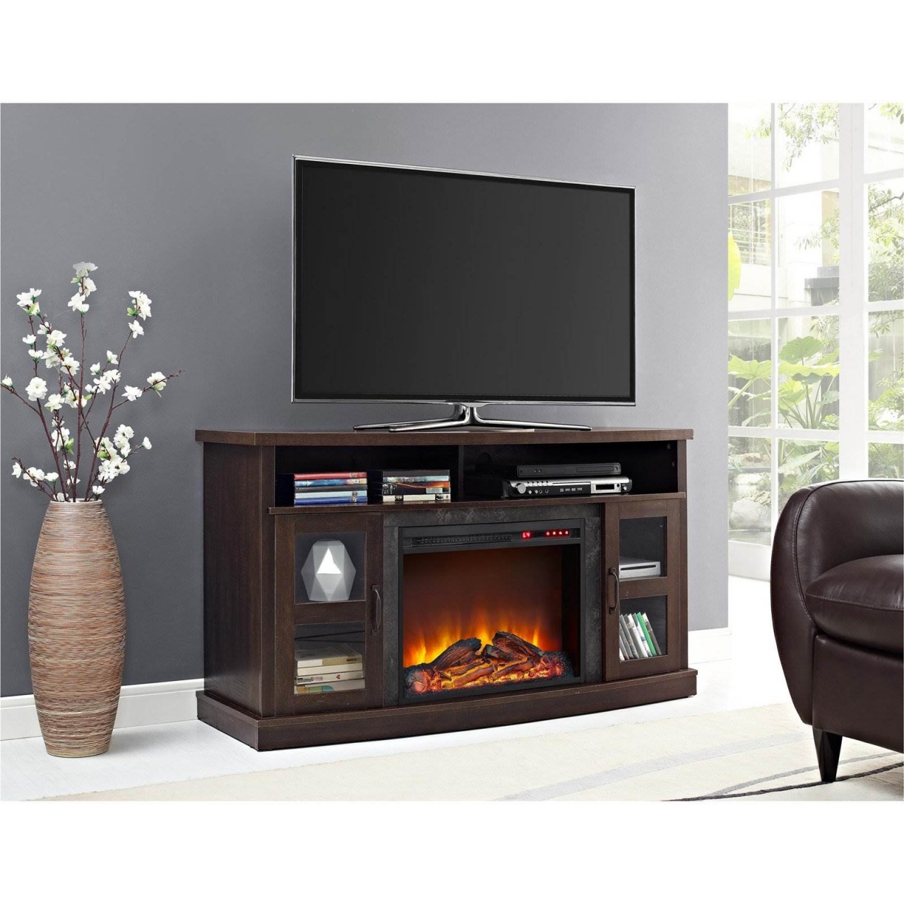 Big Lots Tv Stands Elegant Most Realistic Electric Fireplace Insert – Fireplace Ideas