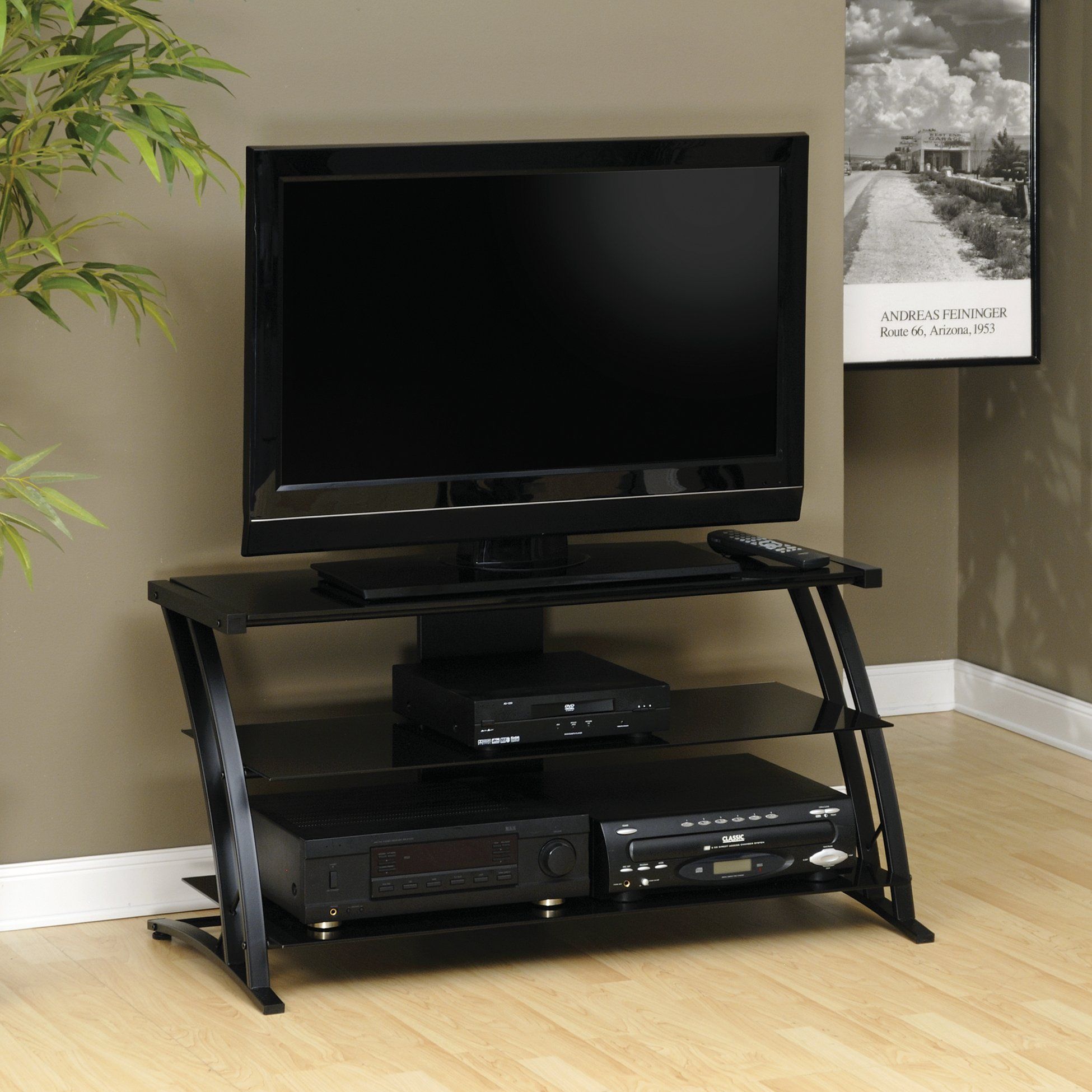 Big Lots Tv Stands New Black Glass Panel Tv Stand Deco