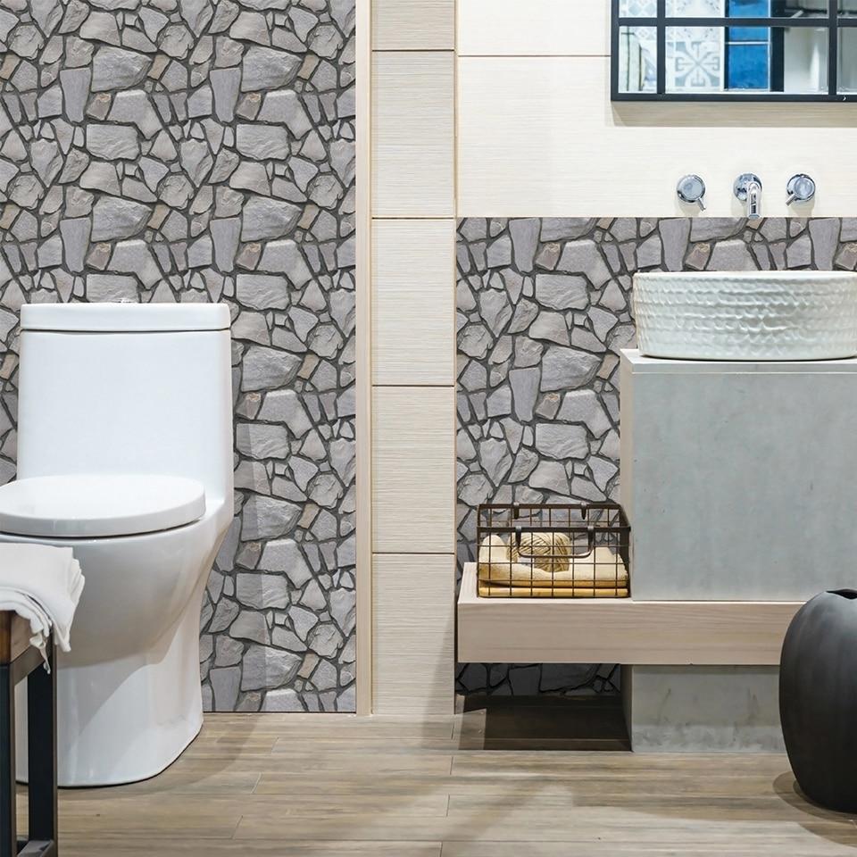 Brick Backsplash Lovely Bathroom Decor Kitchen Backsplash Tiles Decals 3d Stone