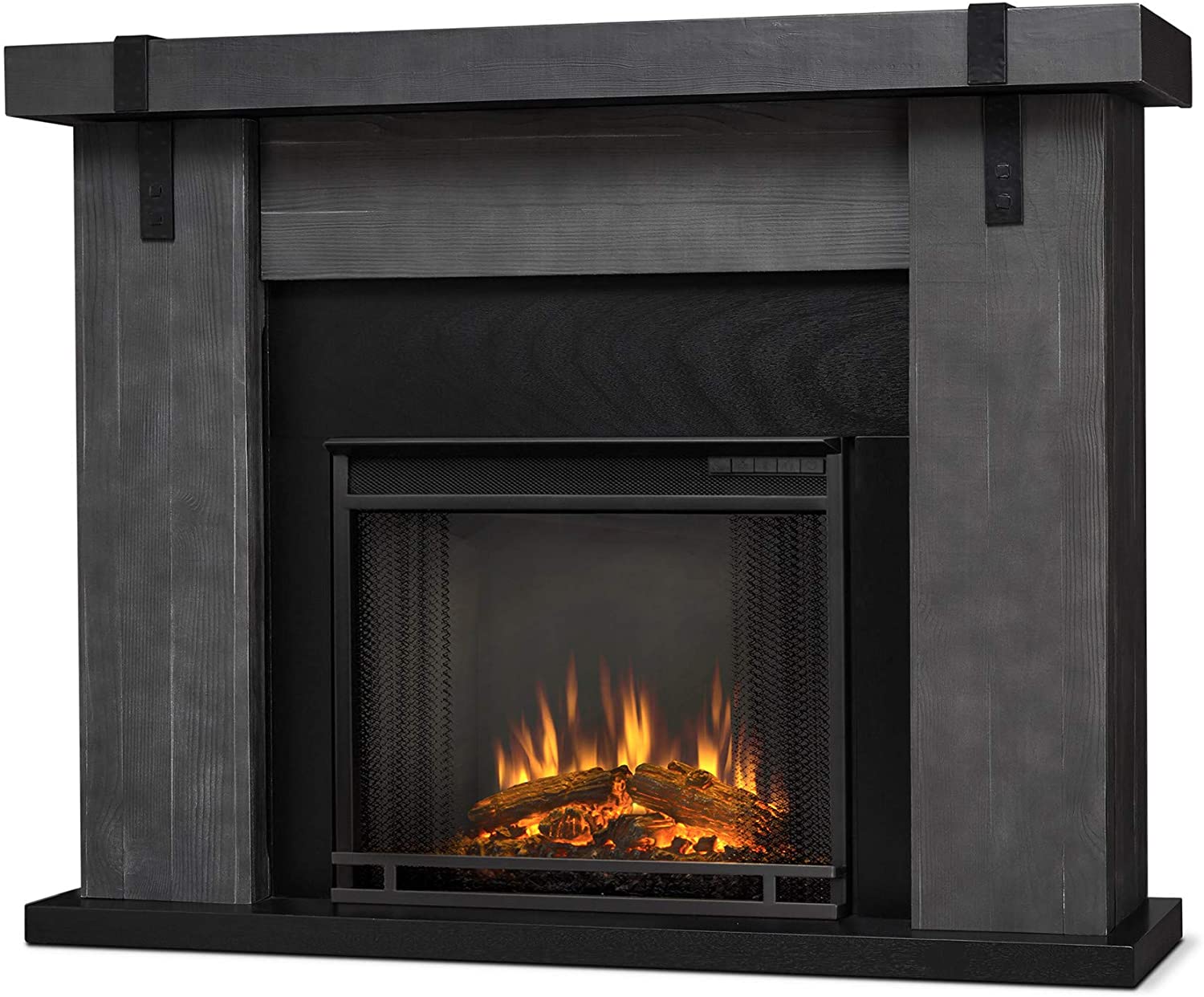 Real Flame Aspen Electric Fireplace Barn Wood Grey 71DdzRmopiL AC SL1500