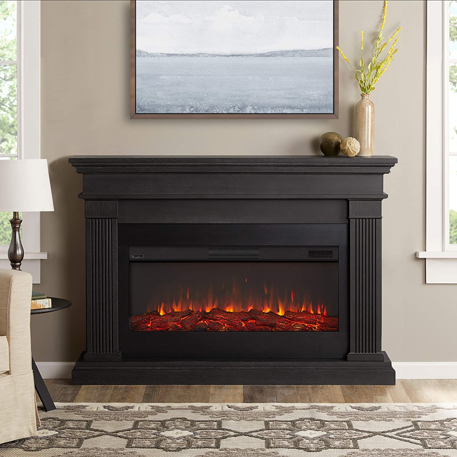 Callaway Grand Electric Fireplace Unique Amazon Real Flame Beau Electric Fireplace Gray Home